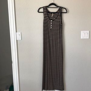 Striped maxi dress